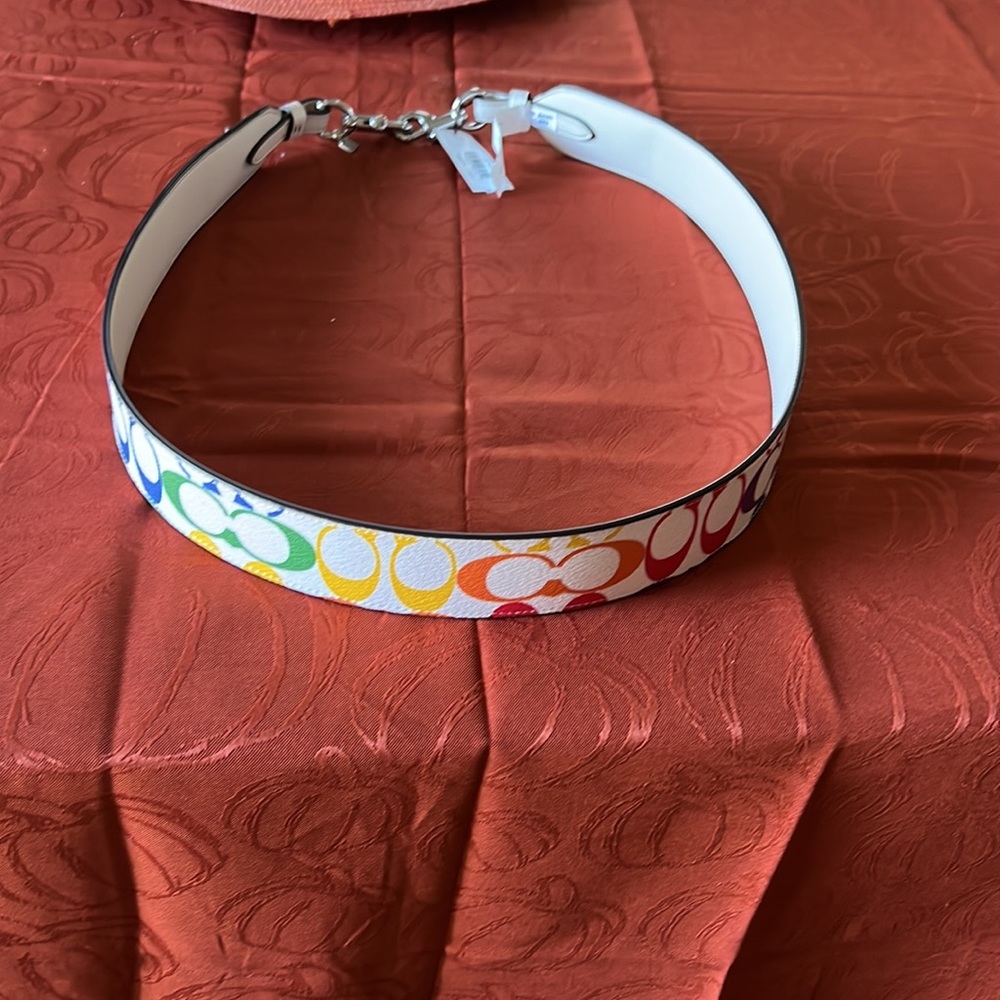 NWT Coach Signature Strap Belt - Picture 2 of 5